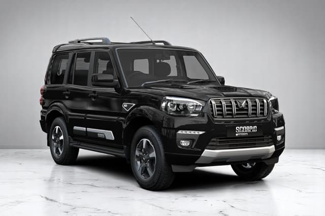 Mahindra Scorpio Classic Stealth Black Color Image